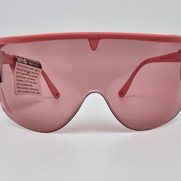 Brevettato Baruffaldi Pink Frame Pink Anti Fog Shield Wrap Sunglasses w/ Case main image 15